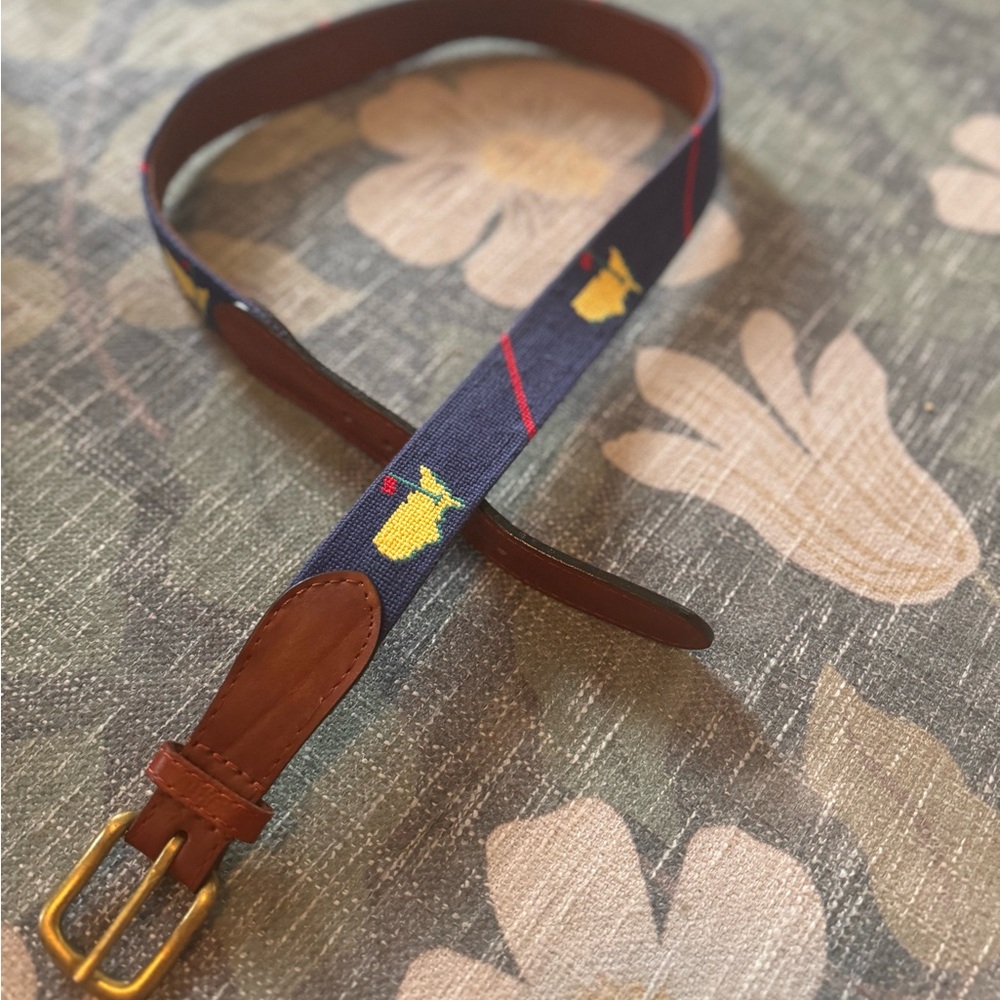 Masters Smathers & Branson needlepoint belt